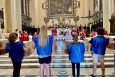 I pacchi della Caritas offerti ai poveri