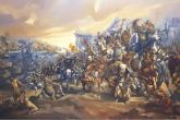 Ritorno dalla Battaglia di Lepanto Olio su tela - cm 3.80 x 1.80 - Marino, 14 gennaio 2000 - Autore: Stefano Piali